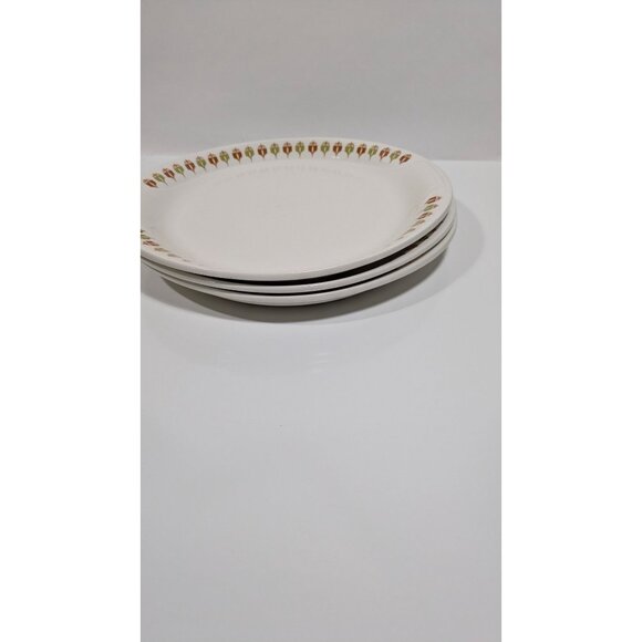 Syracuse Syralite Captains Table Oval Serving Platter Plate White Floral Vintage - Picture 10 of 10